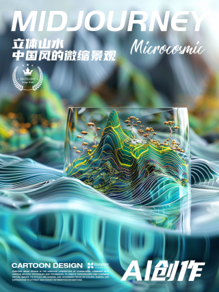 立體山水中國(guó)風(fēng)的微縮景觀(guān)
